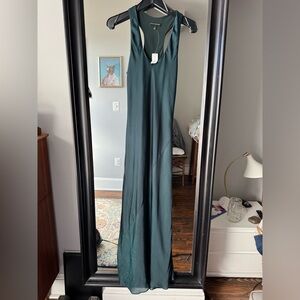 Banana Republic Dark Green Maxi Dress